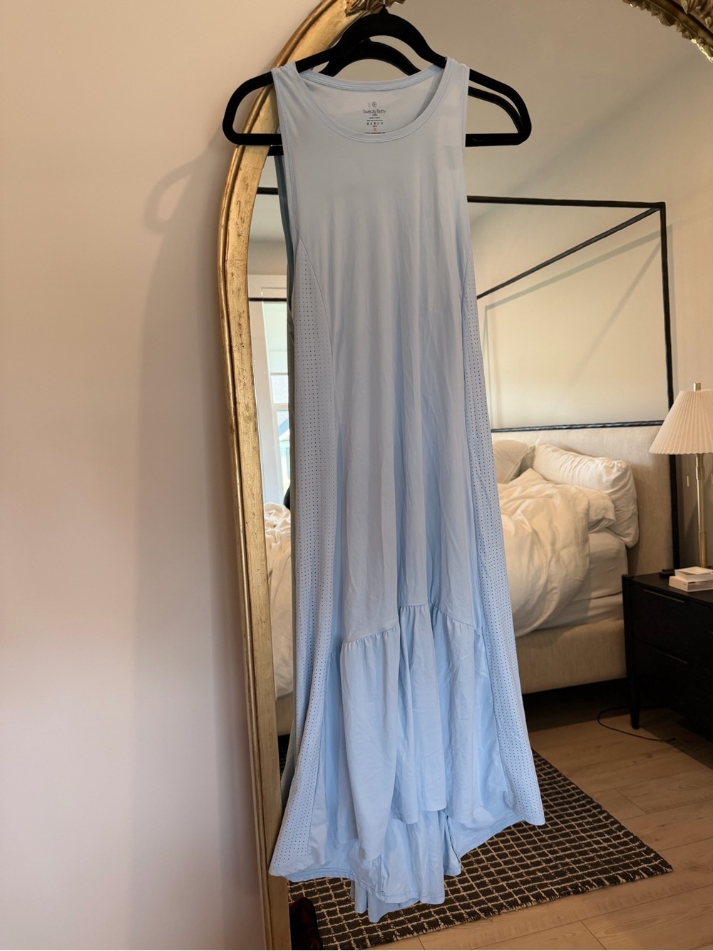 Sweaty Betty Pale Blue High-Low Maxi Dress